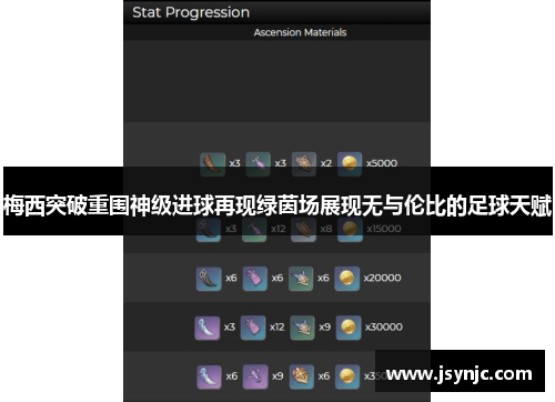 梅西突破重围神级进球再现绿茵场展现无与伦比的足球天赋